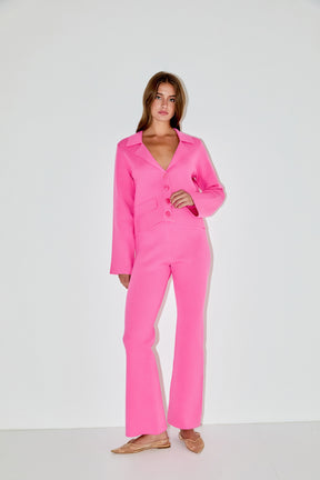ENDLESS ROSE - Knit Fitted Pants - PANTS available at Objectrare