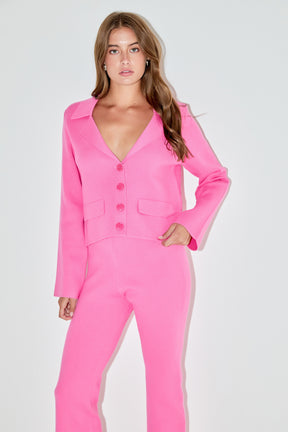 ENDLESS ROSE - Sweater Blazer - BLAZERS available at Objectrare