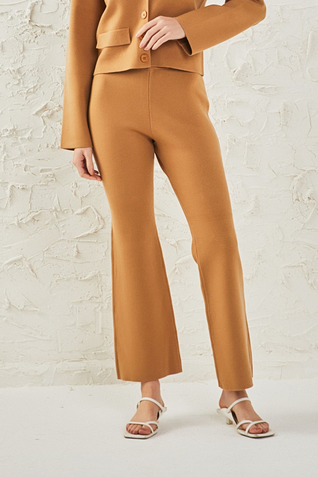 ENDLESS ROSE - Endless Rose - Knit Fitted Pants - PANTS available at Objectrare