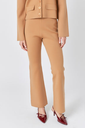 ENDLESS ROSE - Knit Fitted Pants - PANTS available at Objectrare