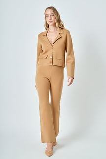 ENDLESS ROSE - Knit Fitted Pants - PANTS available at Objectrare