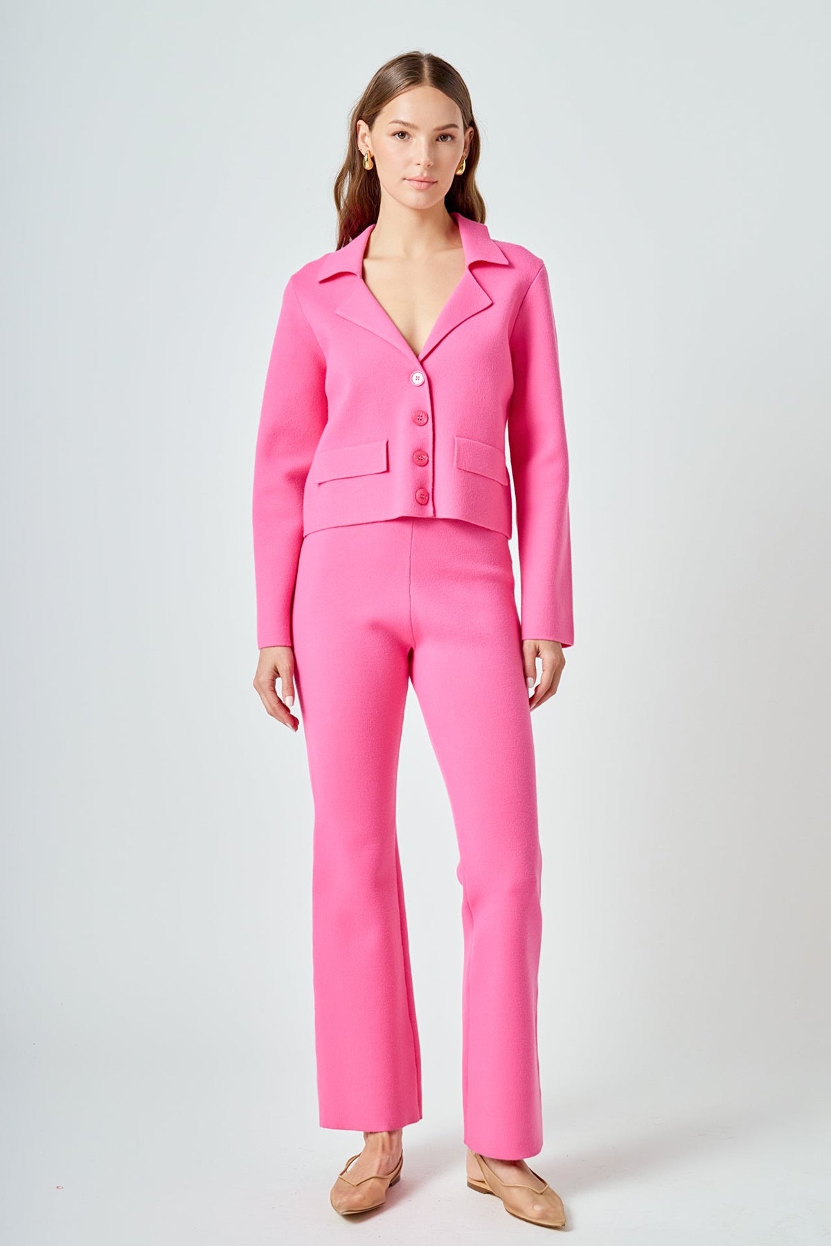 ENDLESS ROSE - Knit Fitted Pants - PANTS available at Objectrare