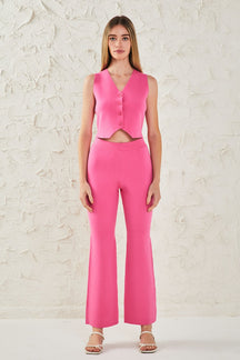 ENDLESS ROSE - Endless Rose - Knit Fitted Pants - PANTS available at Objectrare