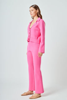 ENDLESS ROSE - Knit Fitted Pants - PANTS available at Objectrare