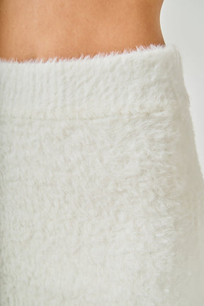ENDLESS ROSE - Fuzzy Mini Skirt - SKIRTS available at Objectrare