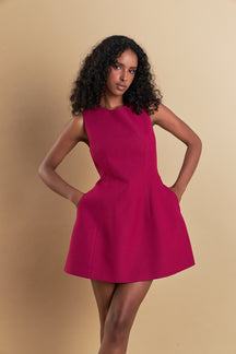 ENDLESS ROSE - Voluminous Mini Dress - DRESSES available at Objectrare