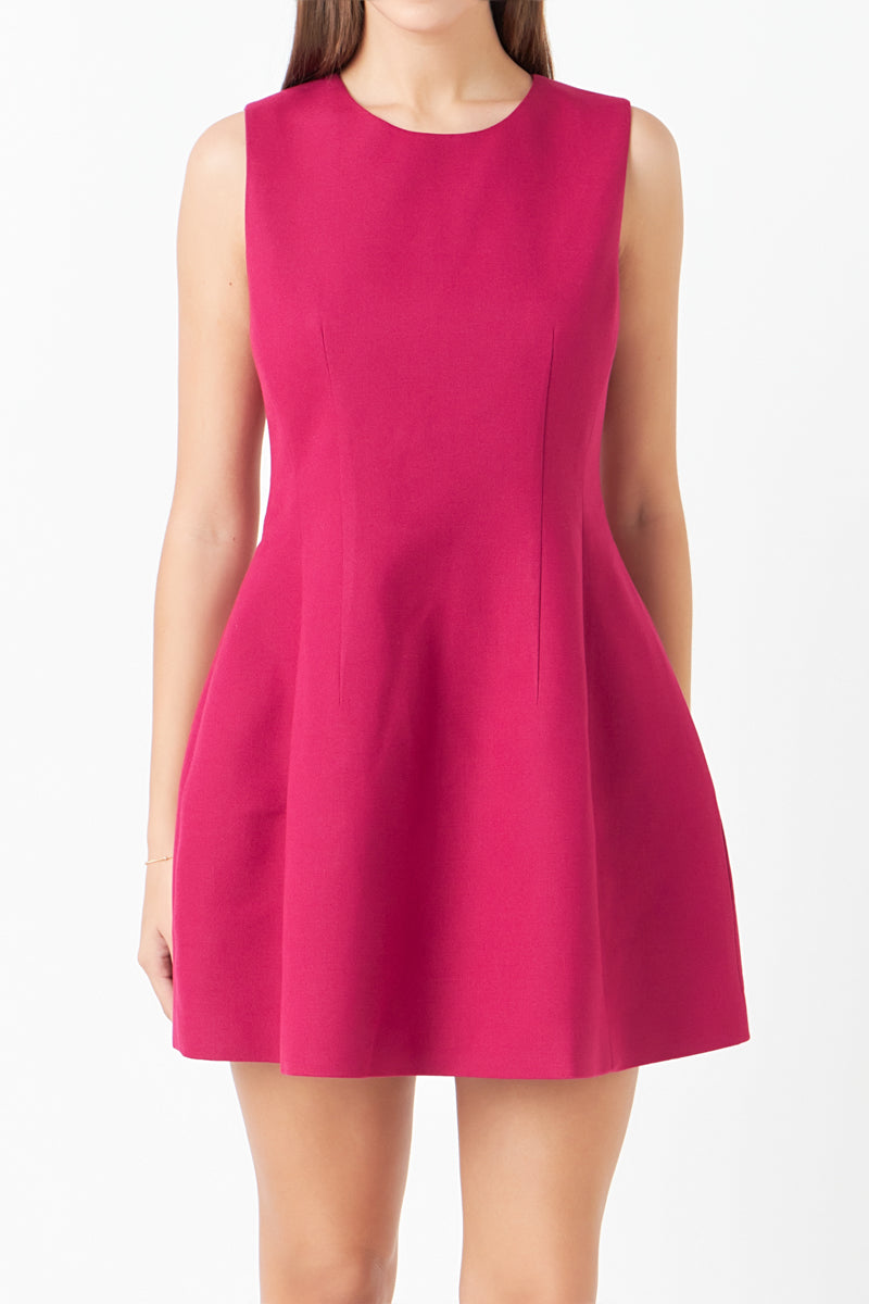 ENDLESS ROSE - Voluminous Mini Dress - DRESSES available at Objectrare