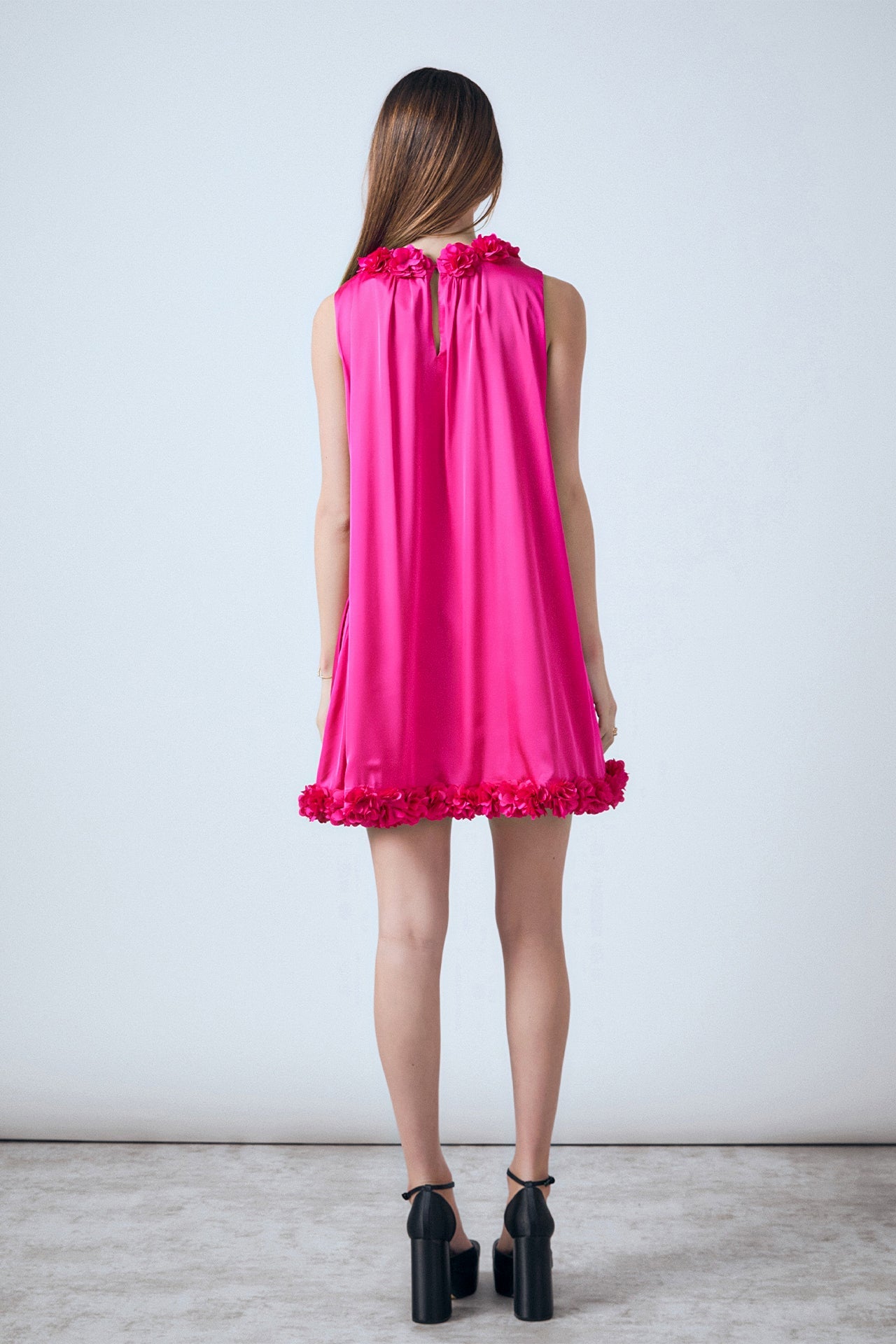 ENDLESS ROSE - Rosette Mini Dress - DRESSES available at Objectrare