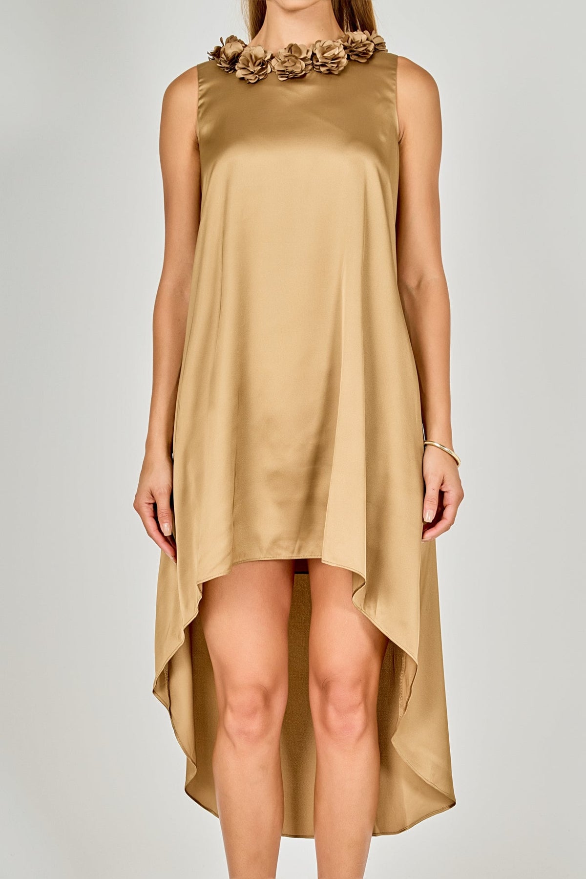 ENDLESS ROSE - Rosette Maxi Dress - DRESSES available at Objectrare