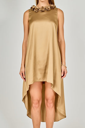 ENDLESS ROSE - Rosette Maxi Dress - DRESSES available at Objectrare