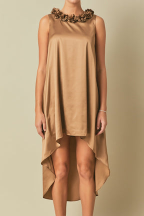 ENDLESS ROSE - Rosette Maxi Dress - DRESSES available at Objectrare