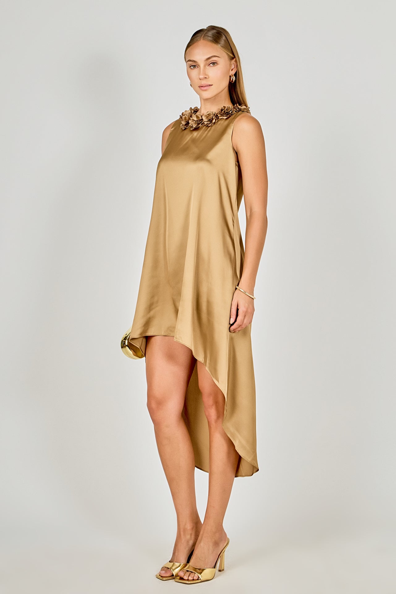 ENDLESS ROSE - Rosette Maxi Dress - DRESSES available at Objectrare