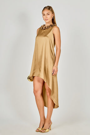 ENDLESS ROSE - Rosette Maxi Dress - DRESSES available at Objectrare