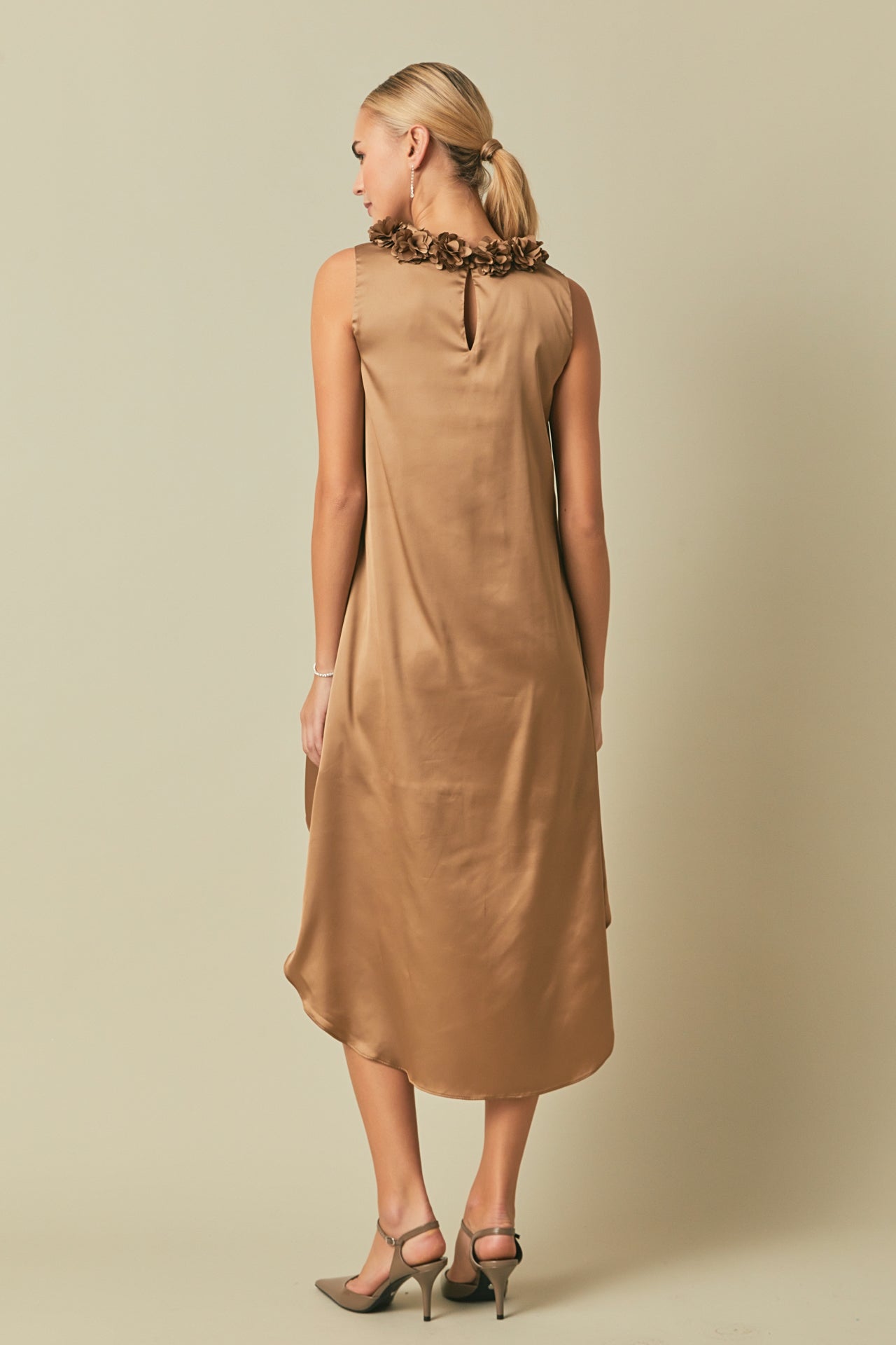 ENDLESS ROSE - Rosette Maxi Dress - DRESSES available at Objectrare