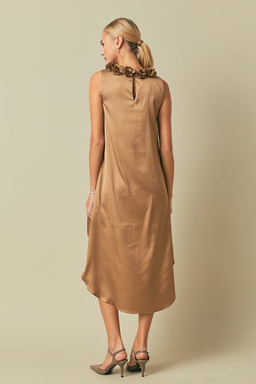 ENDLESS ROSE - Rosette Maxi Dress - DRESSES available at Objectrare