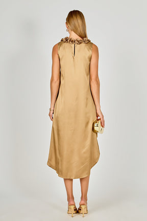 ENDLESS ROSE - Rosette Maxi Dress - DRESSES available at Objectrare