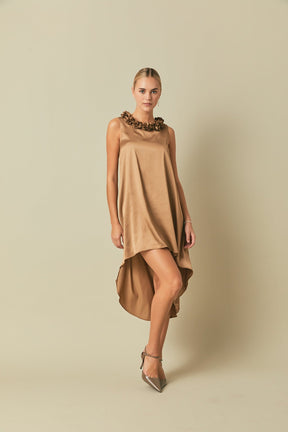 ENDLESS ROSE - Rosette Maxi Dress - DRESSES available at Objectrare