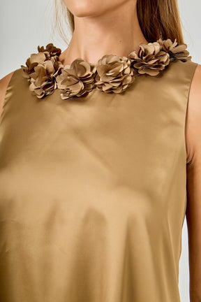 ENDLESS ROSE - Rosette Maxi Dress - DRESSES available at Objectrare