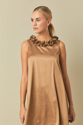 ENDLESS ROSE - Rosette Maxi Dress - DRESSES available at Objectrare