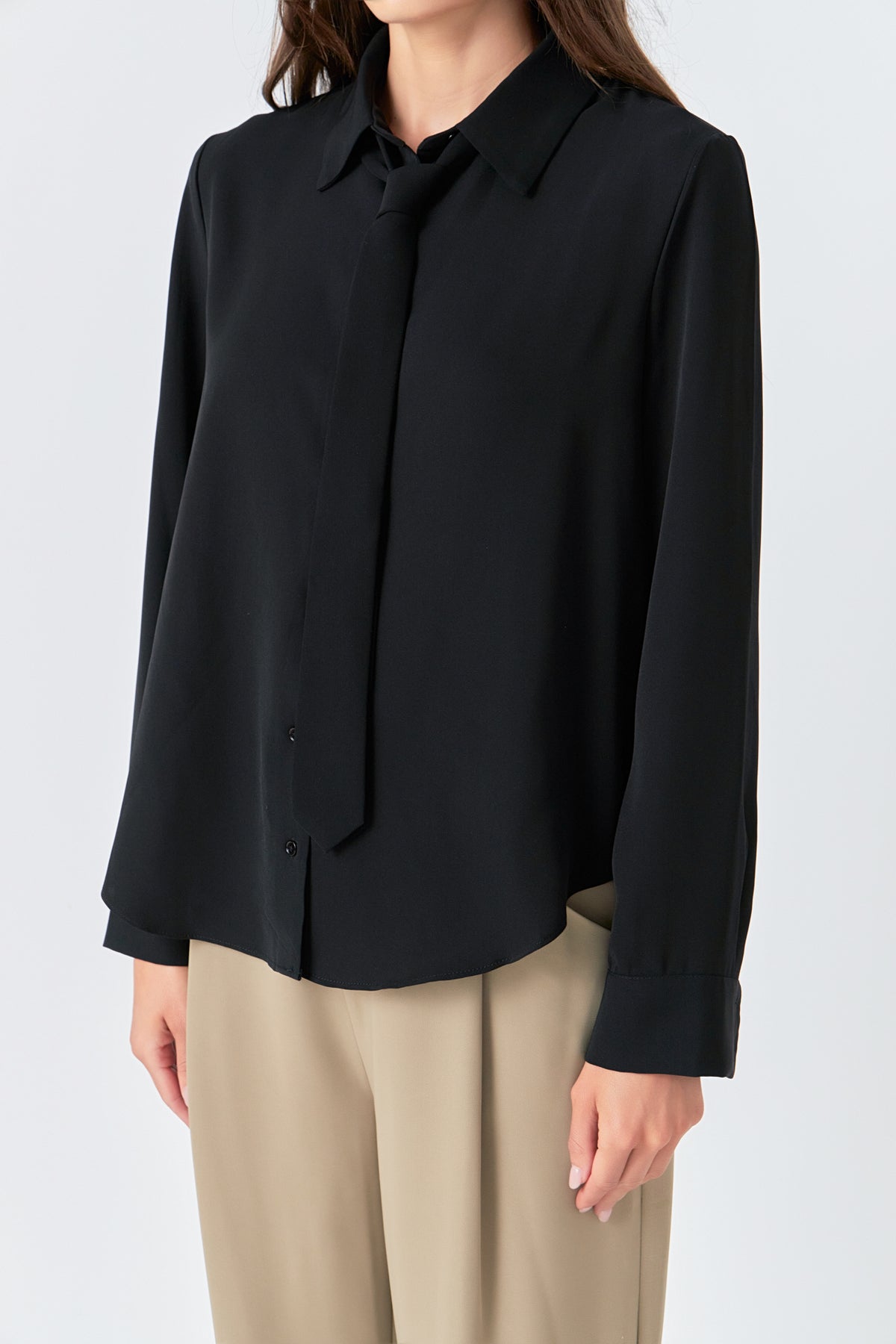 GREY LAB - Lightweight Collared Dress Shirt - SHIRTS & BLOUSES available at Objectrare