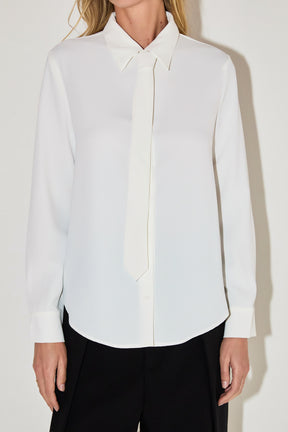 GREY LAB - Lightweight Collared Dress Shirt - SHIRTS & BLOUSES available at Objectrare
