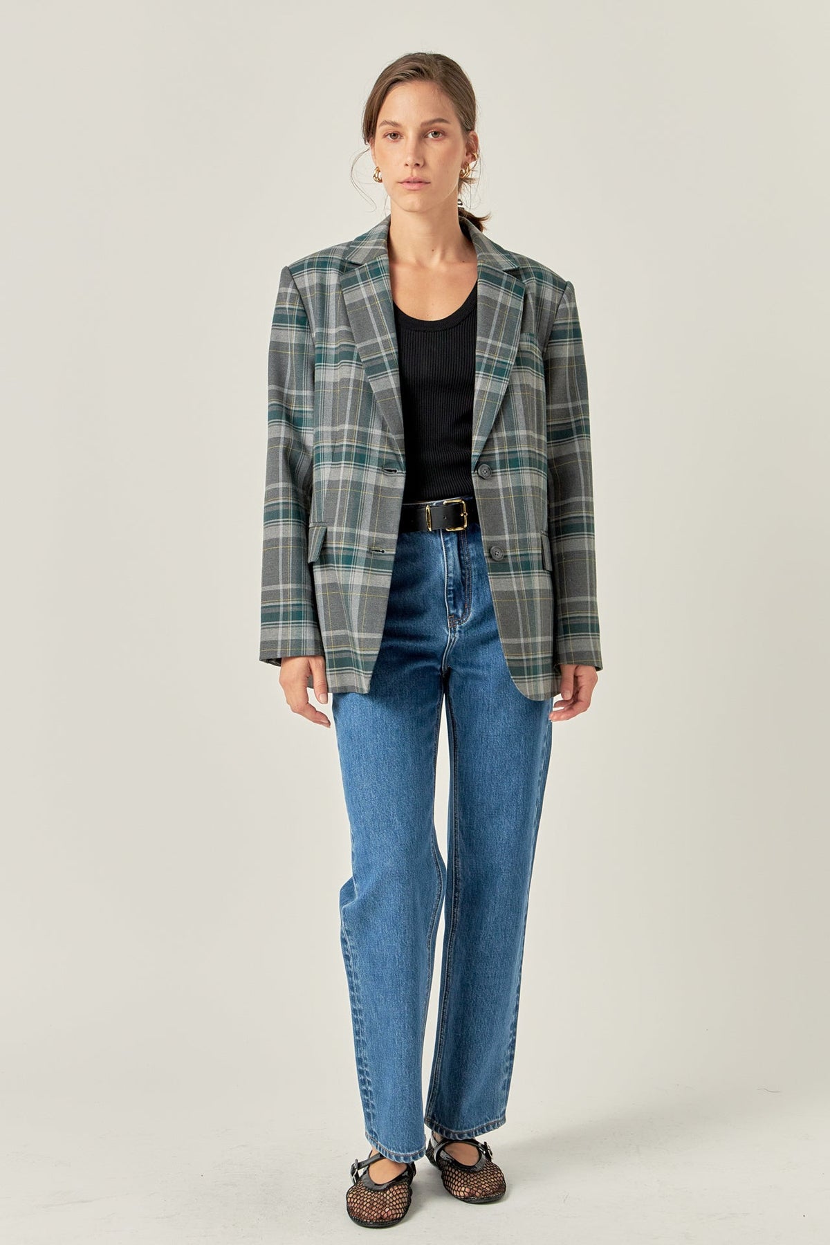 ENGLISH FACTORY - English Factory - Plaid Blazer - BLAZERS available at Objectrare