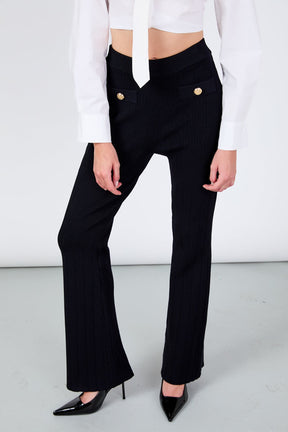 Shank Button Knit Pants