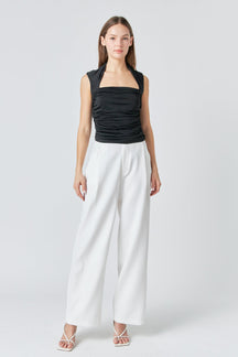 ENDLESS ROSE - Draped Ruched Top - TOPS available at Objectrare