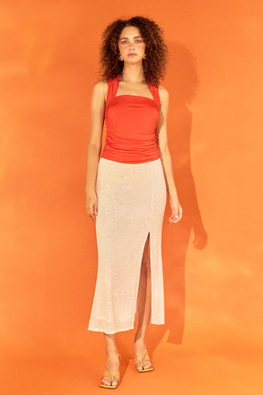 ENDLESS ROSE - Draped Ruched Top - TOPS available at Objectrare