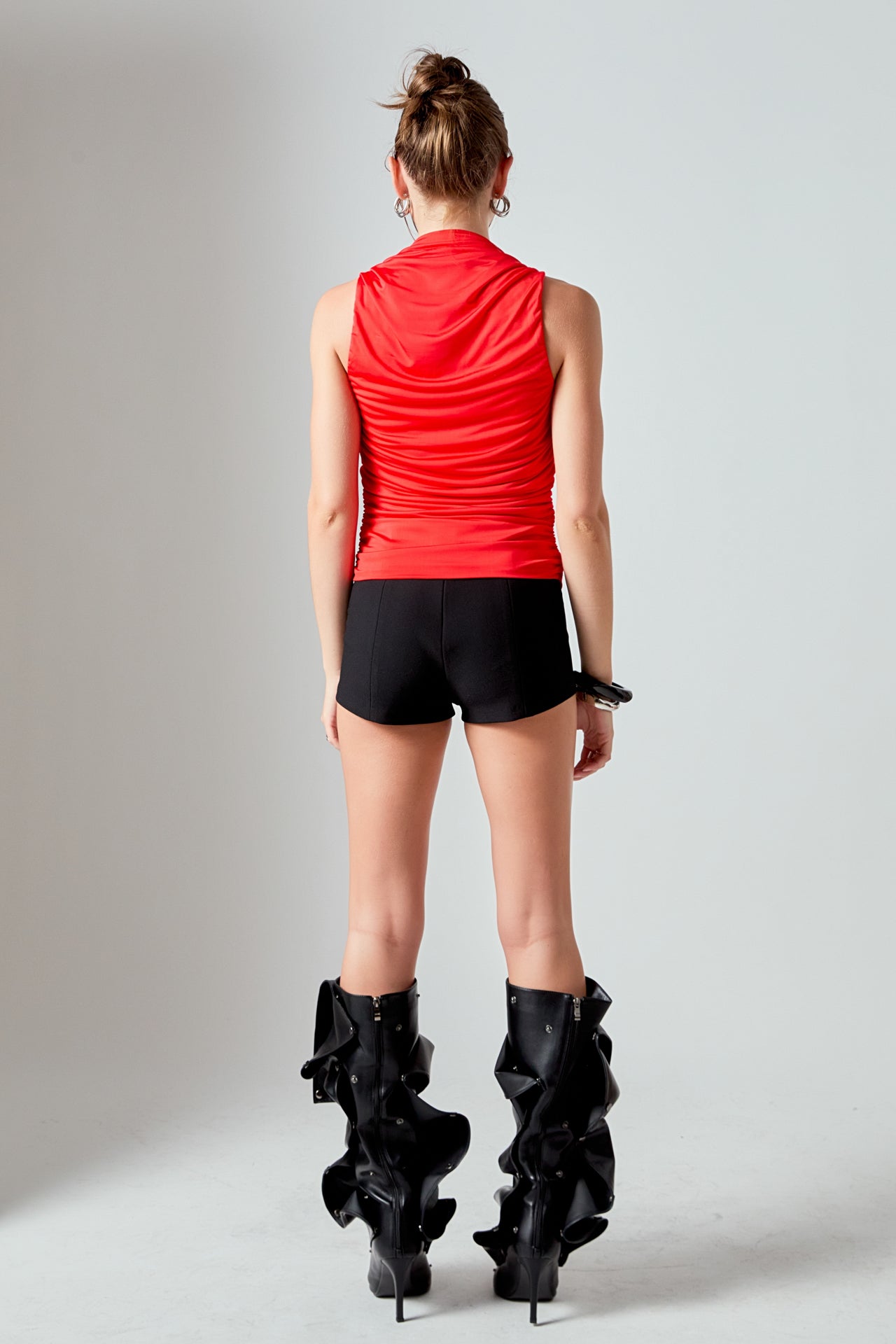 ENDLESS ROSE - Draped Ruched Top - TOPS available at Objectrare