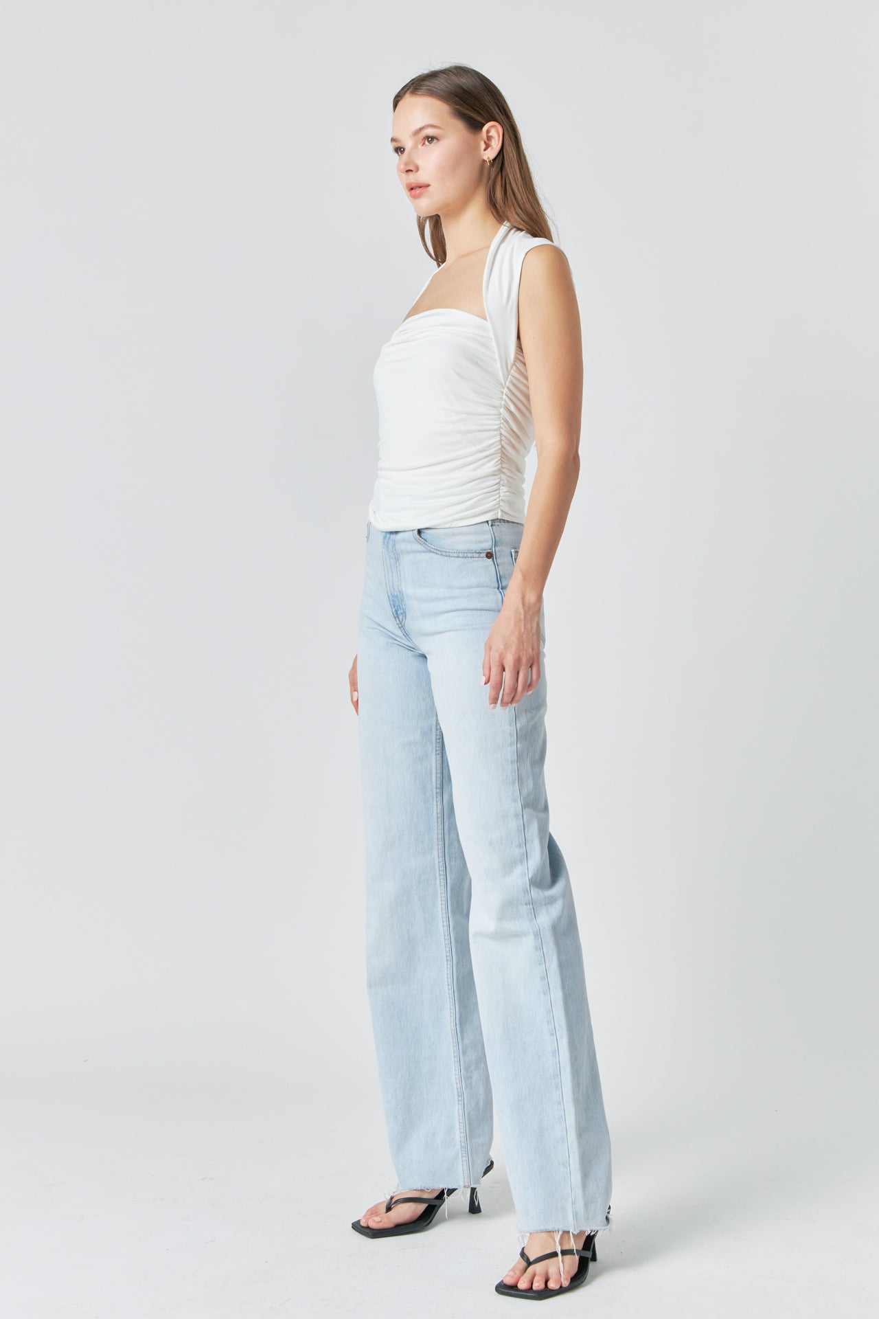 ENDLESS ROSE - Draped Ruched Top - TOPS available at Objectrare