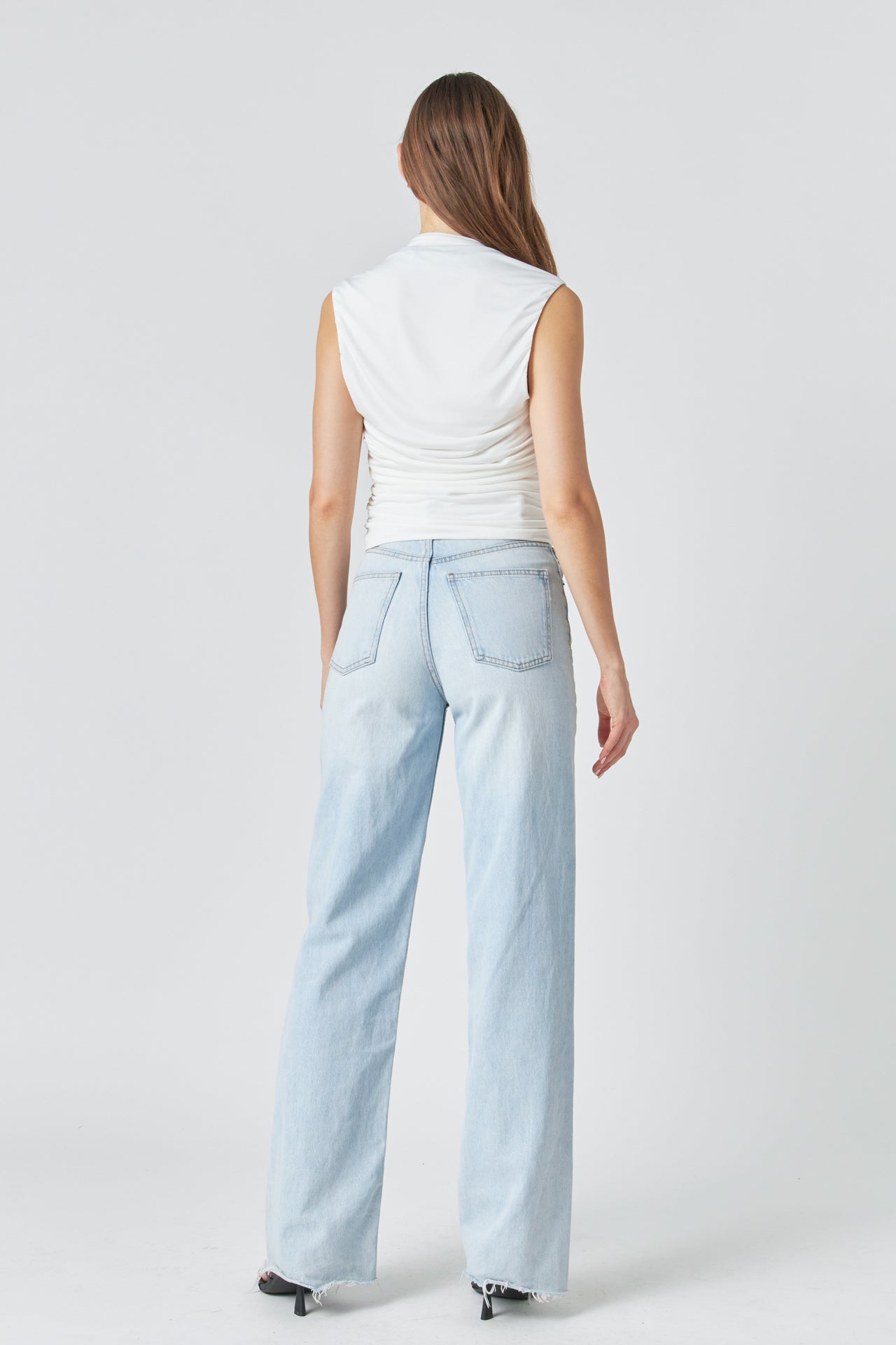 ENDLESS ROSE - Draped Ruched Top - TOPS available at Objectrare