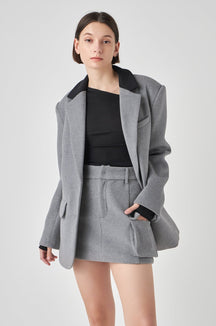 GREY LAB - Grey Lab - Wool Oversize Blazer - BLAZERS available at Objectrare