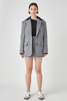 GREY LAB - Wool Oversize Blazer - BLAZERS available at Objectrare
