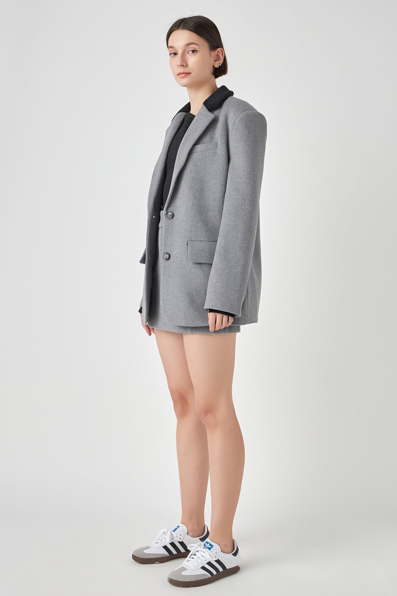 GREY LAB - Grey Lab - Wool Oversize Blazer - BLAZERS available at Objectrare