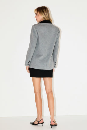 GREY LAB - Wool Oversize Blazer - BLAZERS available at Objectrare