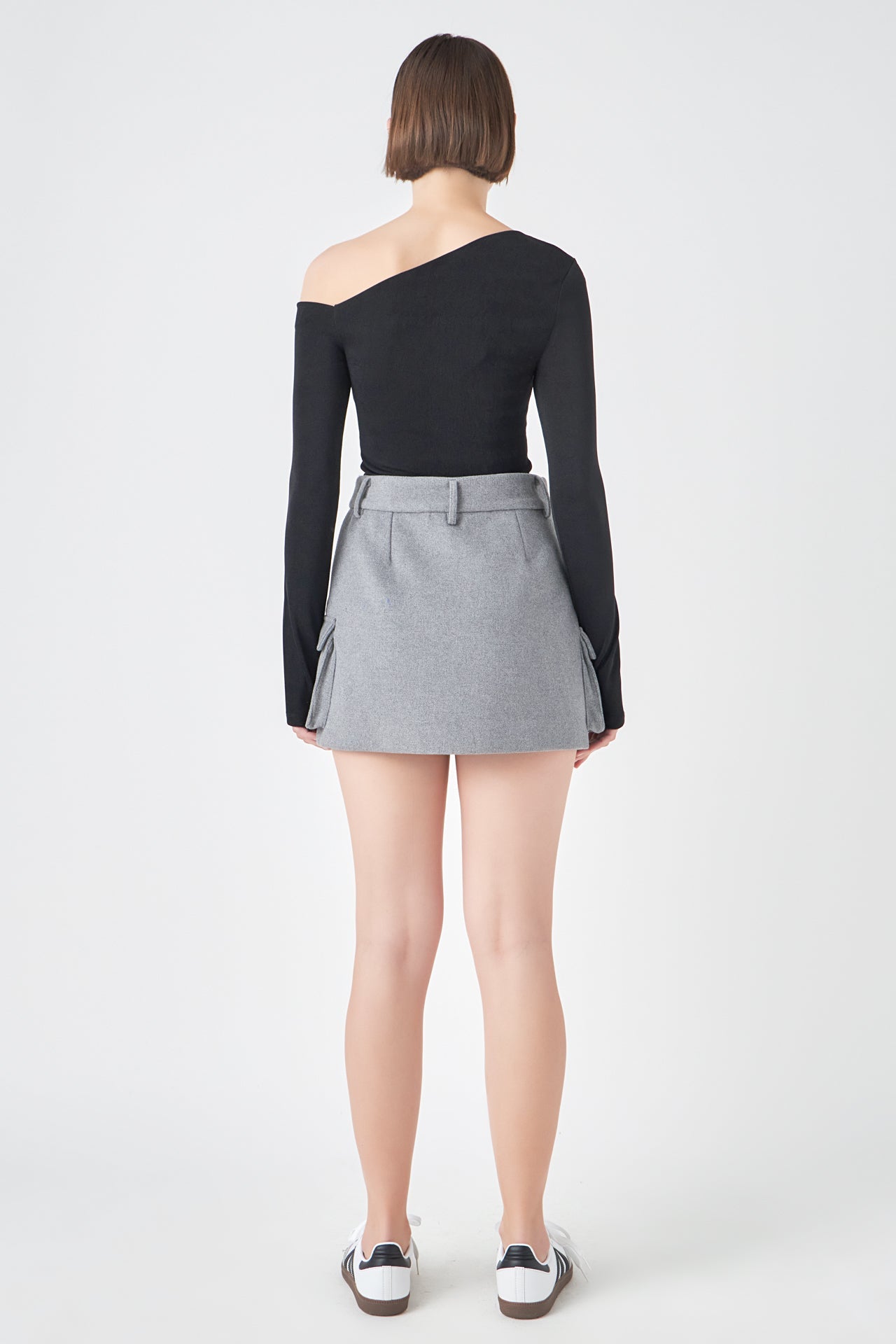 GREY LAB - Wool Cargo Skirt - SKIRTS available at Objectrare