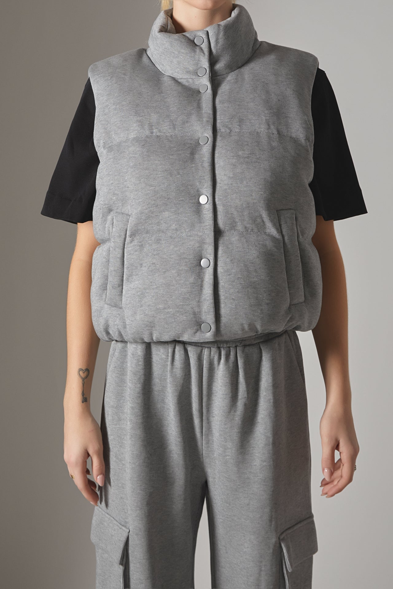 GREY LAB - Knit Puffer Vest - JACKETS available at Objectrare