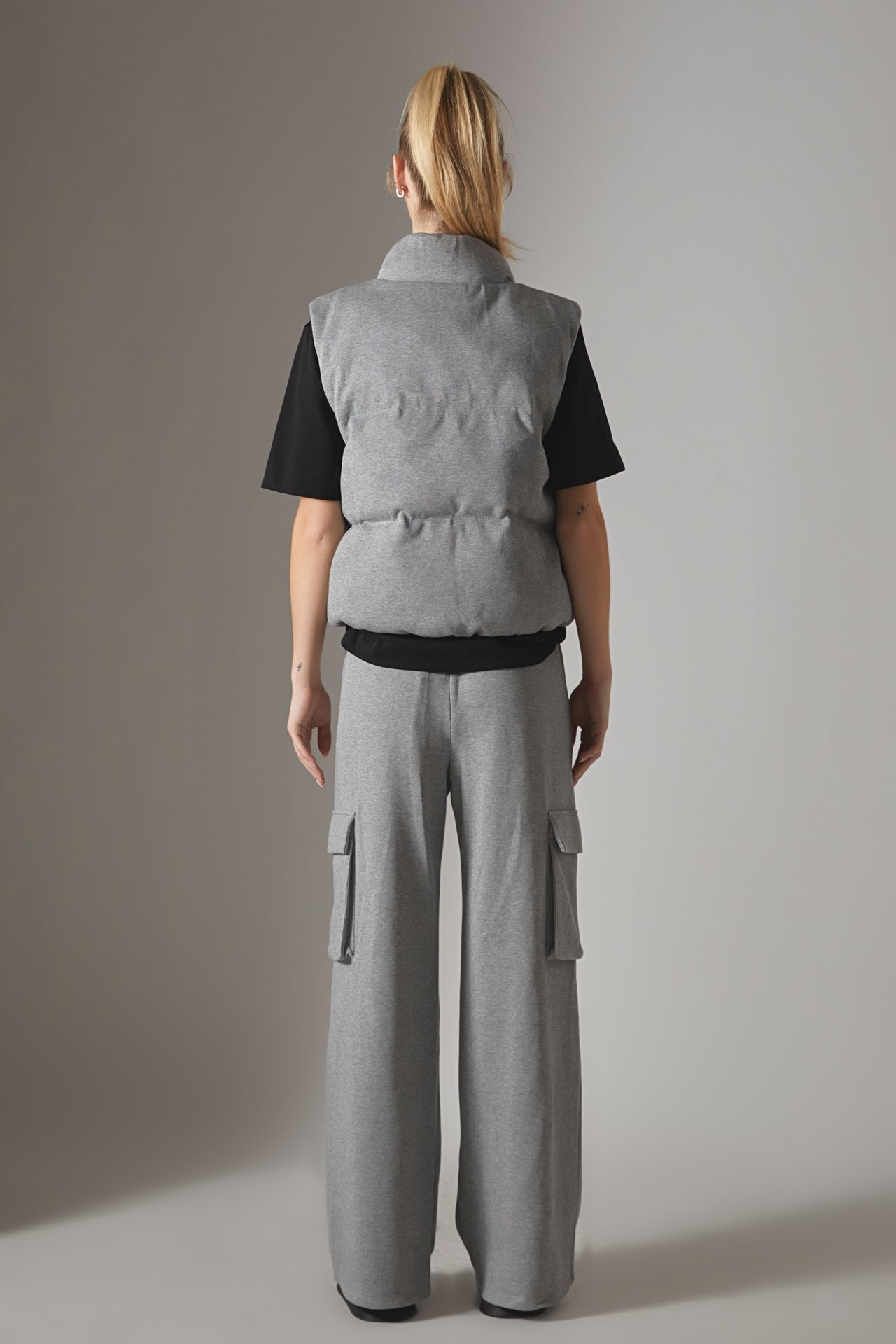 GREY LAB - Grey Lab - Knit Puffer Vest - VESTS available at Objectrare