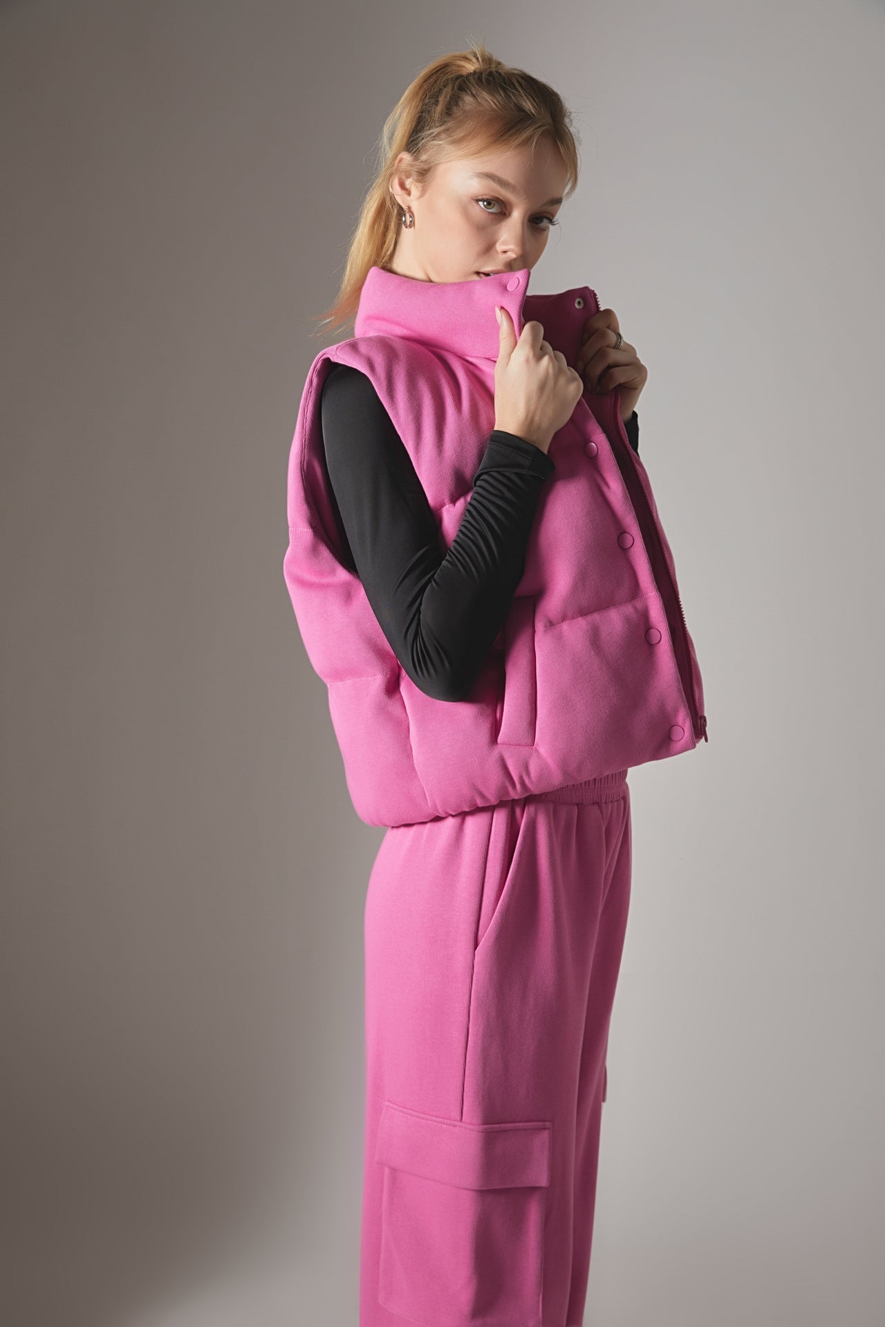 GREY LAB - Knit Puffer Vest - JACKETS available at Objectrare