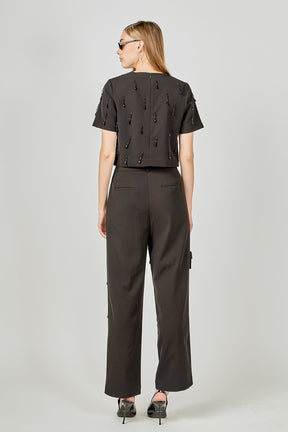 ENDLESS ROSE - Beaded Top - TOPS available at Objectrare