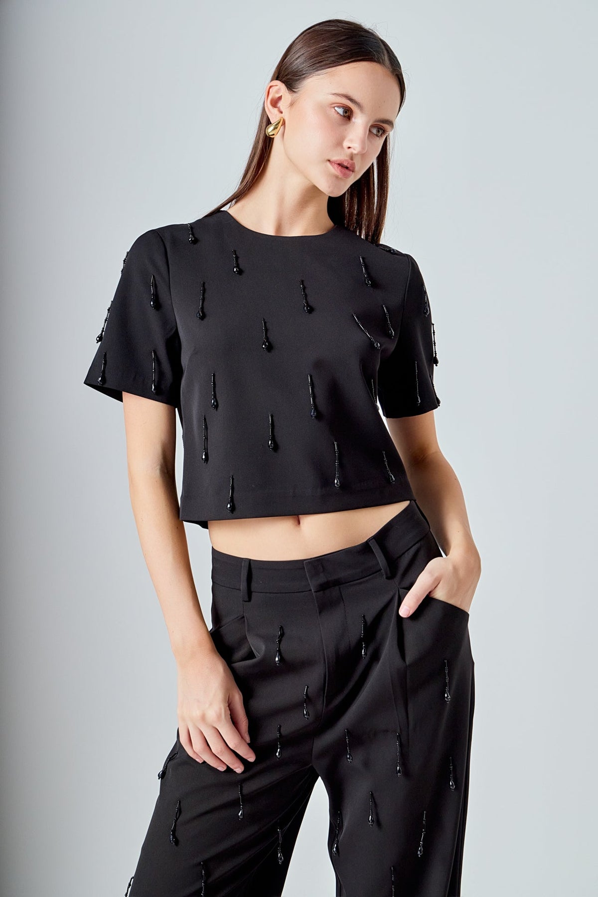ENDLESS ROSE - Beaded Top - TOPS available at Objectrare