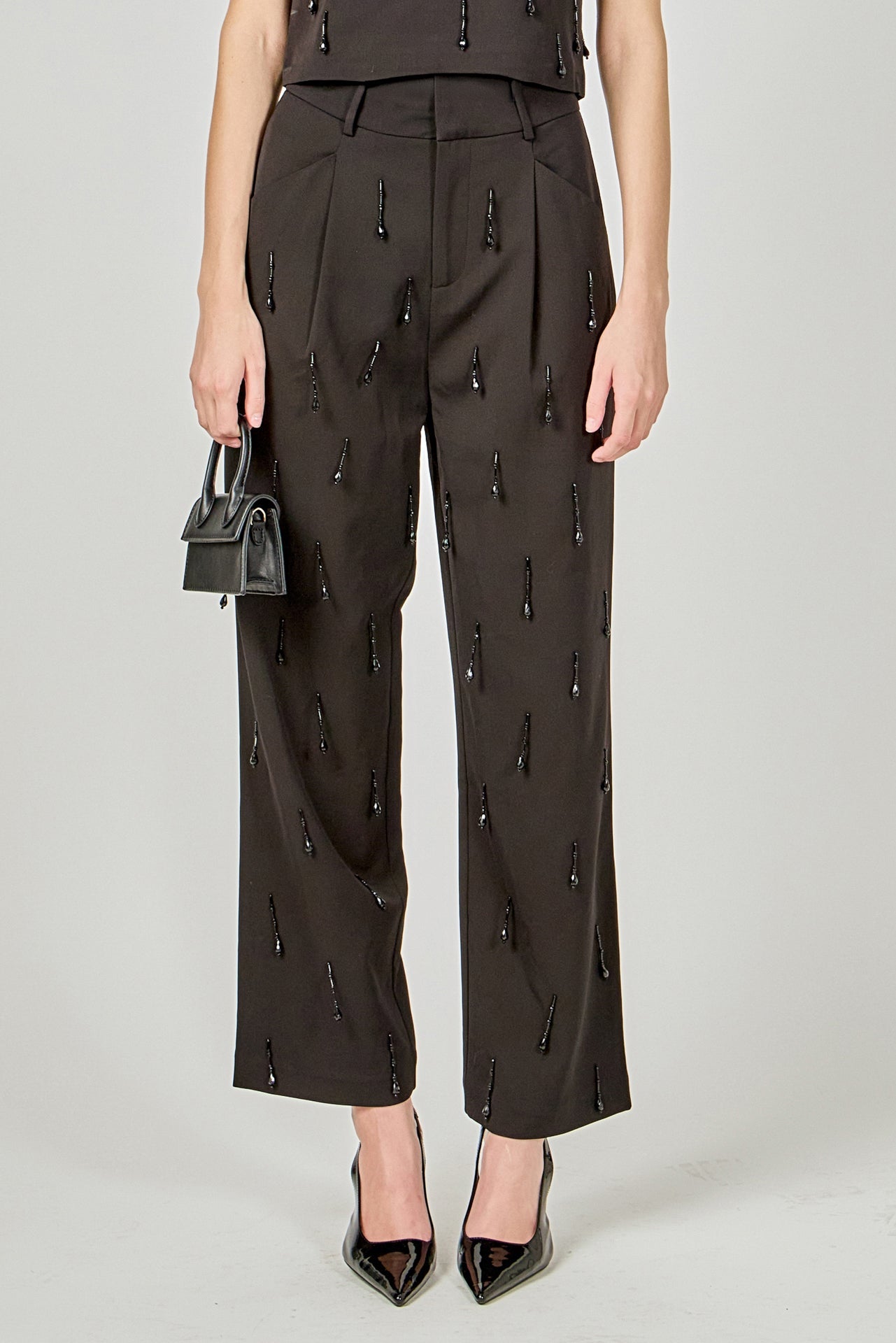 ENDLESS ROSE - Beaded Pants - PANTS available at Objectrare