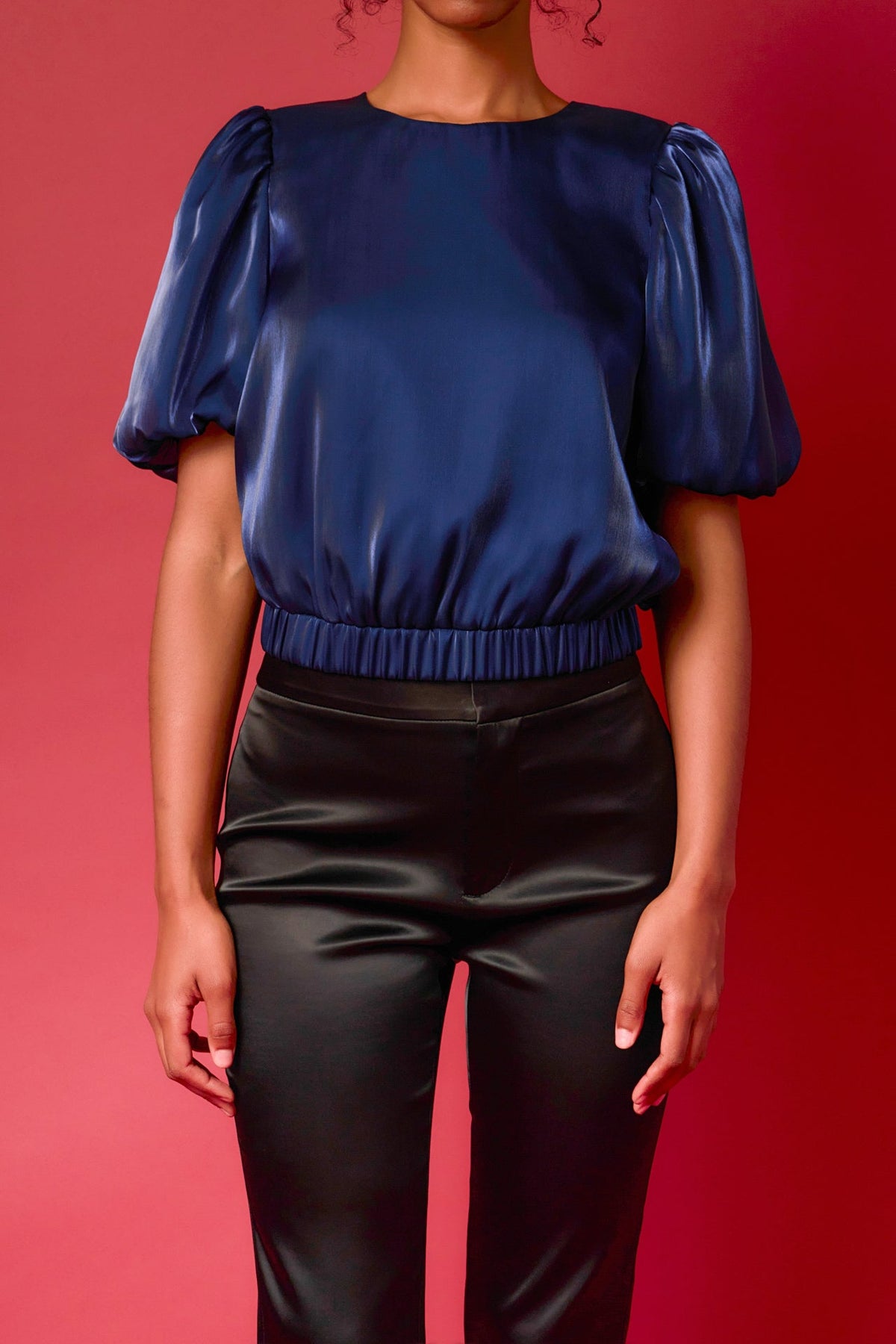 ENDLESS ROSE - Blouson Sheen Top - TOPS available at Objectrare