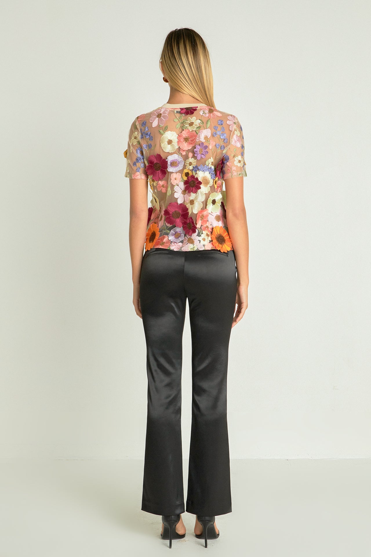 ENDLESS ROSE - Floral Embroidered Top - TOPS available at Objectrare