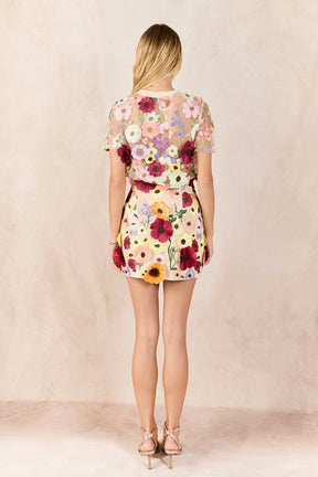 Floral Embroidered Top