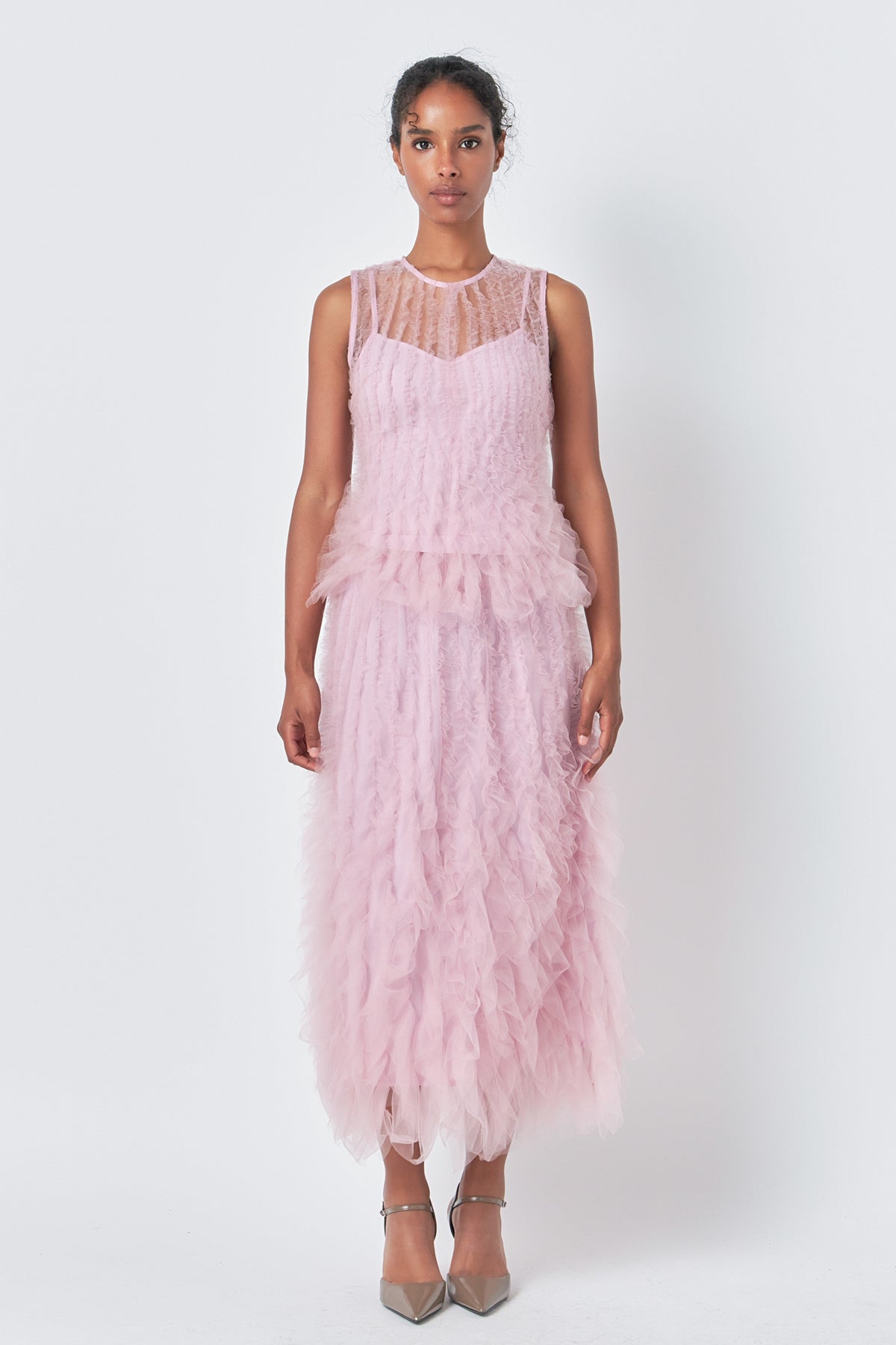 ENDLESS ROSE - Tulle Maxi Skirt - SKIRTS available at Objectrare