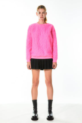GREY LAB - Tulle Oversize Sweater - SWEATERS & KNITS available at Objectrare