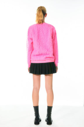 GREY LAB - Tulle Oversize Sweater - SWEATERS & KNITS available at Objectrare