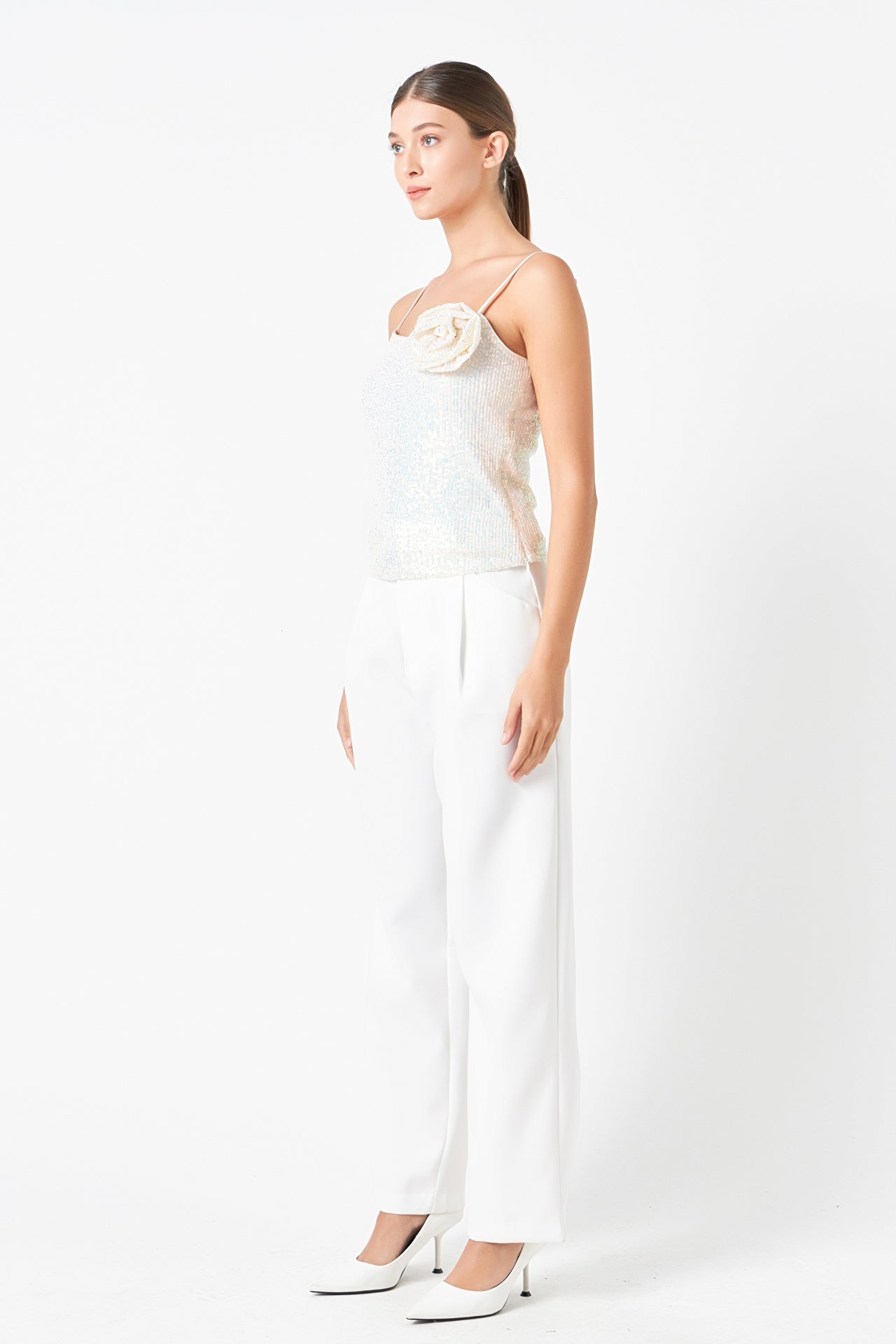 ENDLESS ROSE - Sequins Corsage Top - TOPS available at Objectrare